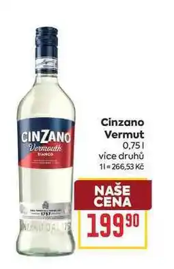 Billa Cinzano Vermut nabídka