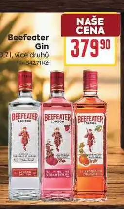 Billa Beefeater Gin nabídka