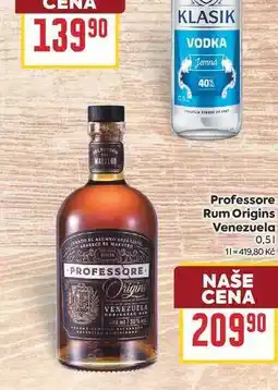 Billa Professore Rum Origins Venezuela nabídka