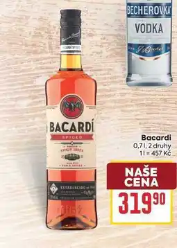 Billa Bacardi nabídka