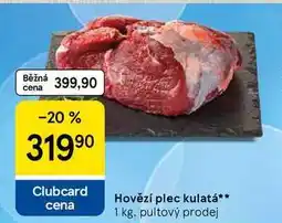 Tesco Hovězí plec kulatá nabídka