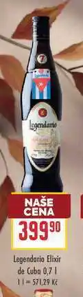 Billa Legendario Elixir de Cuba nabídka