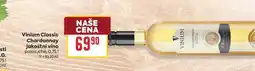 Billa Vinium Classic Chardonnay jakostní víno polosuché nabídka