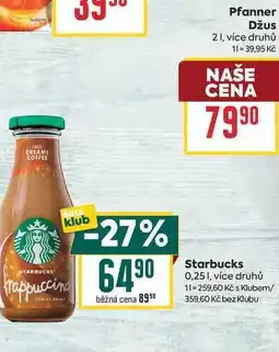 Billa Starbucks nabídka