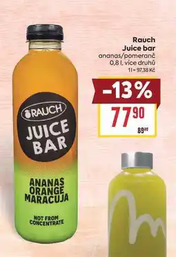 Billa Rauch Juice bar ananas/pomeranč nabídka