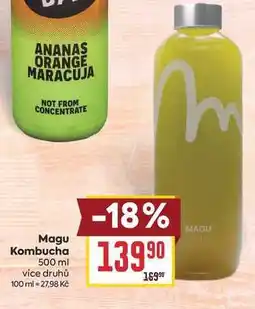 Billa Magu Kombucha nabídka