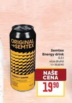 Billa Semtex Energy drink nabídka