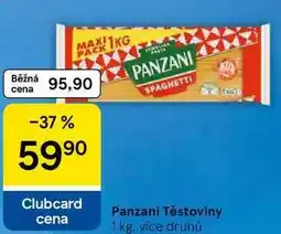 Tesco Panzani Těstoviny nabídka