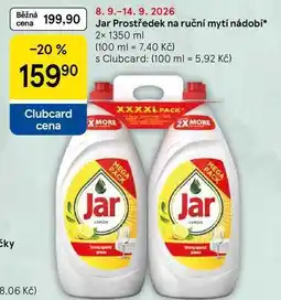 Tesco Jar Prostředek na ruční mytí nádobí nabídka