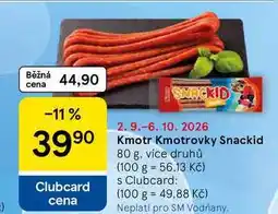 Tesco Kmotr Kmotrovky Snackid, 80 g, více druhů nabídka