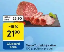 Tesco Tesco Turistický salám nabídka