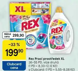 Tesco Rex Prací prostředek XL, 36-55 PD nabídka
