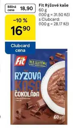 Tesco Fit Rýžové kaše nabídka