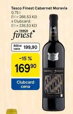 Tesco Tesco Finest Cabernet Moravia nabídka
