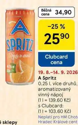 Tesco A Spritz nabídka