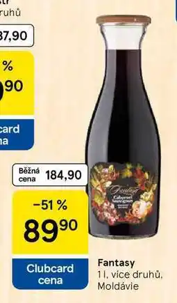 Tesco Fantasy, 1 l, více druhů, Moldávie nabídka