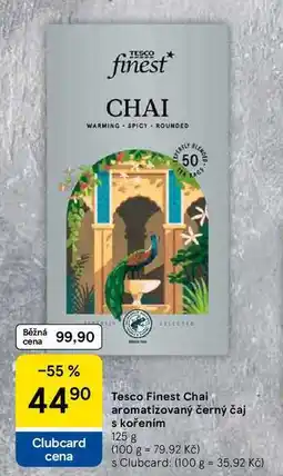 Tesco Tesco Finest Chai aromatizovaný černý čaj s kořením nabídka