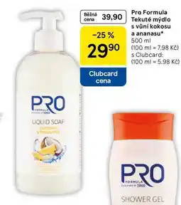 Tesco Pro Formula Tekuté mýdlo s vůní kokosu a ananasu nabídka