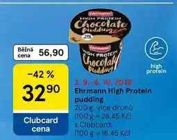 Tesco Ehrmann High Protein pudding nabídka