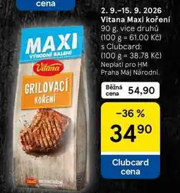 Tesco Vitana Maxi koření, 90 g, více druhů nabídka