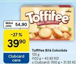 Tesco Toffifee Bílá čokoláda nabídka