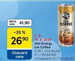 Tesco Hell Energy Ice Coffee nabídka