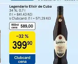 Tesco Legendario Elixir de Cuba 34 % nabídka
