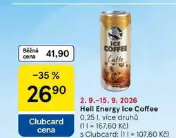 Tesco Hell Energy Ice Coffee, 0.25 l, více druhů nabídka