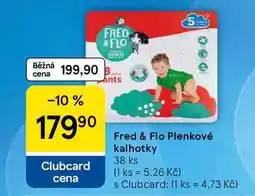 Tesco Fred & Flo Plenkové kalhotky, 38 ks nabídka