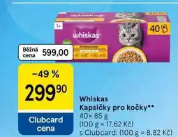 Tesco Whiskas Kapsičky pro kočky nabídka