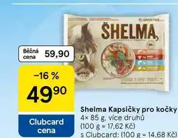 Tesco Shelma kapsičky pro kočky nabídka