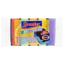 Tesco Spontex Megamax houbičky na nádobí 5 ks nabídka