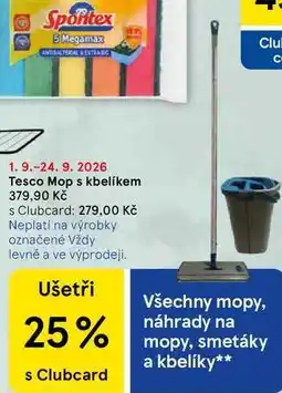 Tesco Tesco Mop s kbelíkem nabídka