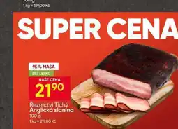 Hruška Řeznictvi Tichý Anglická slanina nabídka