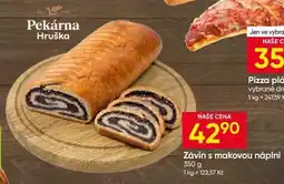 Hruška Závin s makovou náplní nabídka