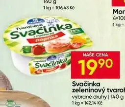 Hruška Milko Svačinka 140g, vybrané druhy nabídka