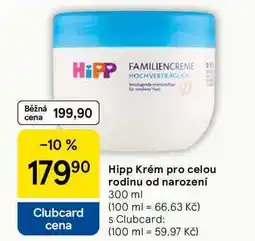 Tesco Hipp Krém pro celou rodinu od narození nabídka
