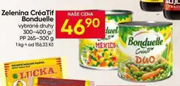 Hruška Zelenina Créatif Bonduelle vybrané druhy 300-400 g/ PP 265-300 g nabídka