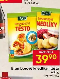 Hruška BASK Bramborové knedlíky těsto nabídka
