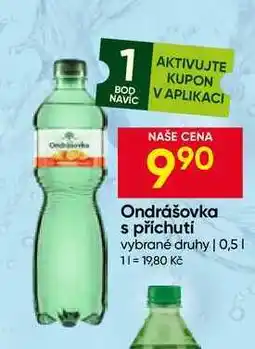 Hruška Ondrášovka ochucená minerální voda 0,5l, vybrané druhy 0.5l nabídka