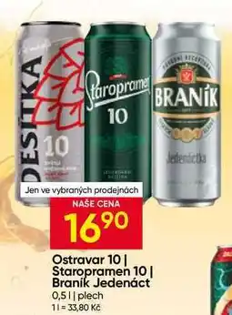 Hruška Ostravar 10 0,5l plech nabídka