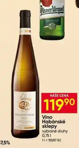Hruška Vino Habánské sklepy vybrané druhy nabídka