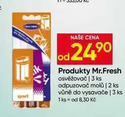 Hruška Produkty Mr.Fresh osvěžovač 3 ks nabídka