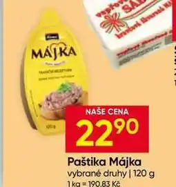 Hruška Paštika Májka vybrané druhy nabídka