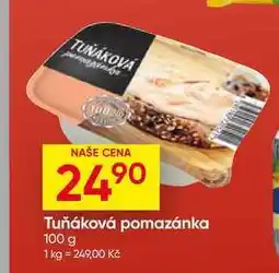 Hruška Tuňáková pomazánka nabídka