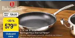Tesco Berlinger Haus Eternal Pánev, 28 cm. nepřilnavý povrch, vhodná na indukci nabídka