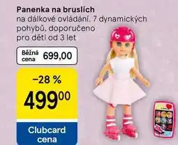 Tesco Panenka na bruslích na dálkové ovládání, 7 dynamických pohybů nabídka