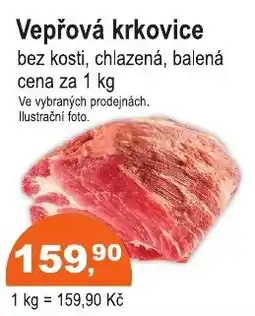 COOP DISKONT Vepřová krkovic nabídka