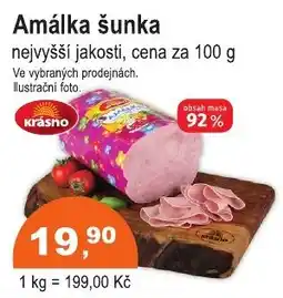 COOP DISKONT Krásno amálka šunka nabídka