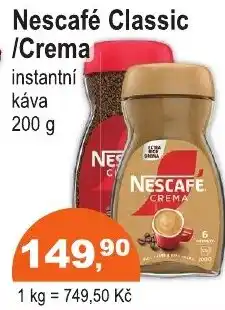 COOP DISKONT Nescafe classic /crema nabídka